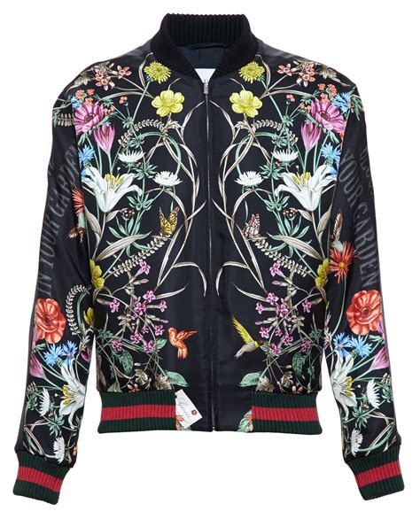 gucci print jacket